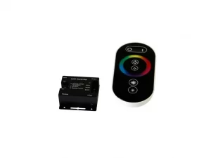 Dálkový dotykový ovladač černý pro RGB LED pásky - max 288W