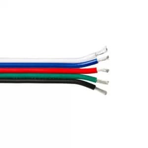 Plochý RGBW kabel 5 x 0,3 mm2, AWG 24