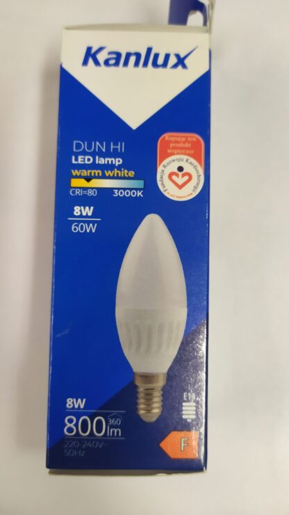 Led žárovka 8W 800lm teplá bílá