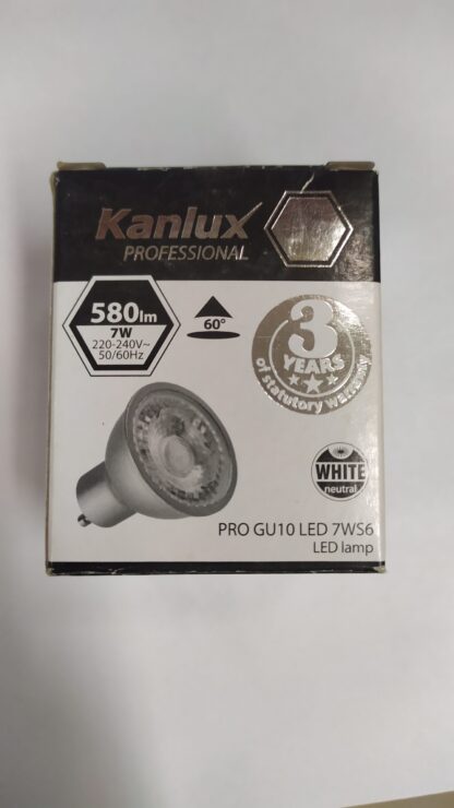 Led žárovka GU10 7W 580lm neutrální bílá